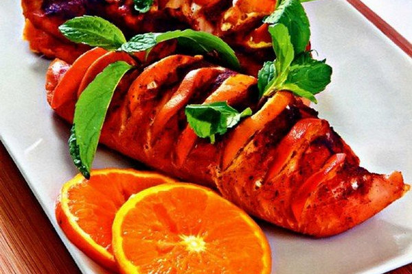 Индейка с апельсинами