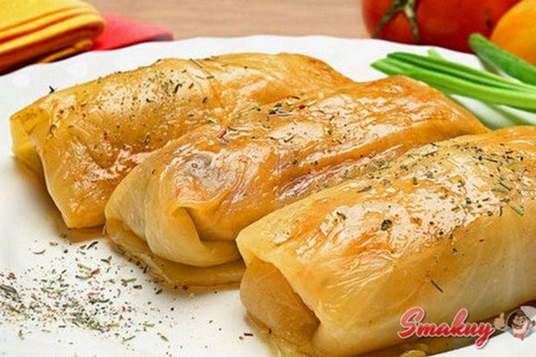 Голубцы с грибами