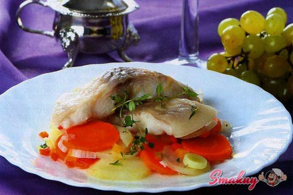 Рыба с овощами