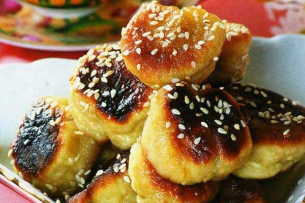 Медовые лепешки в сахарном сиропе