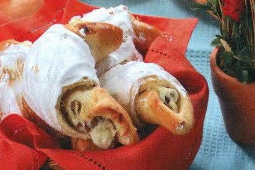 Рогалики с творогом