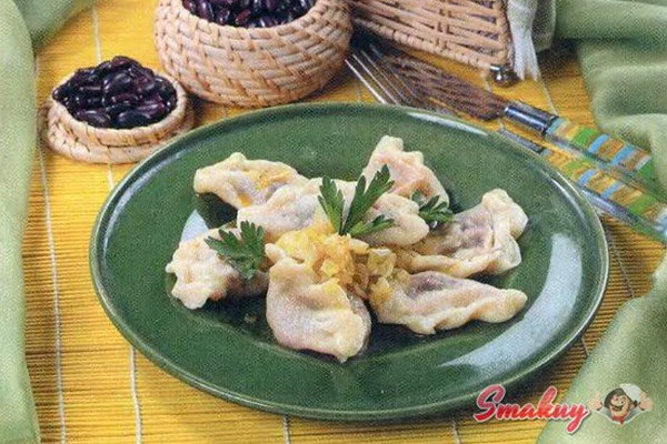Вареники с фасолью