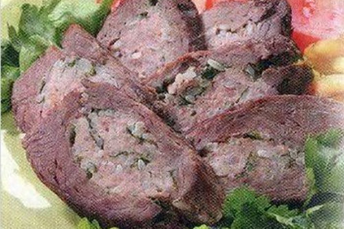 Фаршированная грудинка