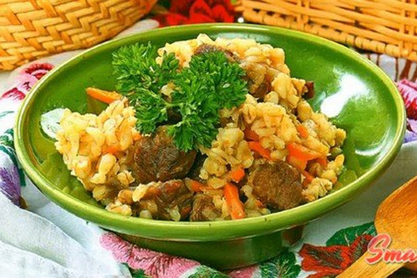 Перловая каша с мясом