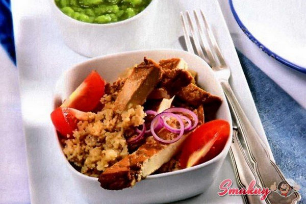 Кус-кус с сыром тофу