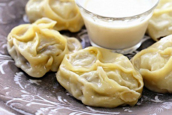 Манты с мясом