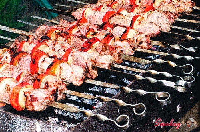 Шашлык с майонезом