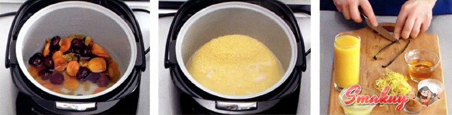Сладкий табуле с грейпфрутом и грушами
