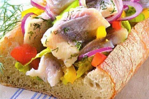 Закуска «Лодочки с уловом»