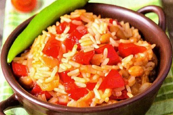 Мексиканский рис с фасолью
