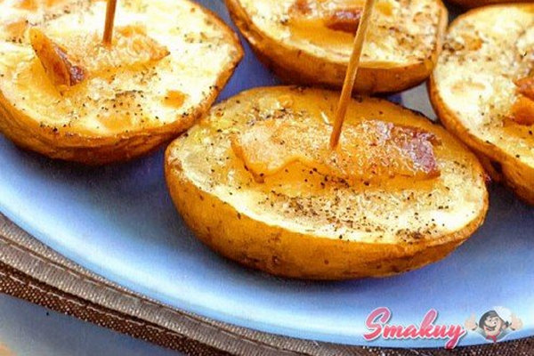 Румяная картошечка со шкварками