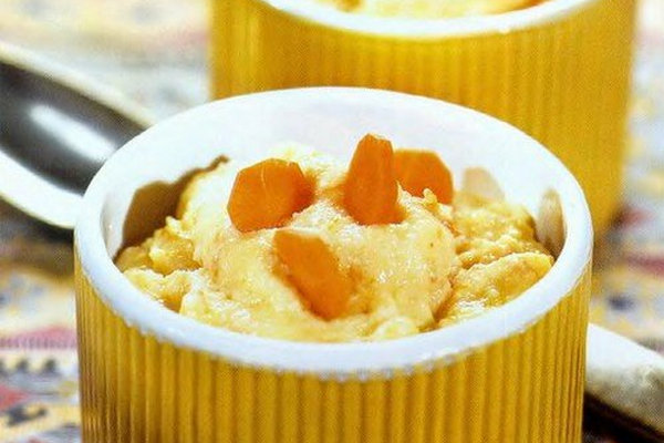 Манная каша с морковью