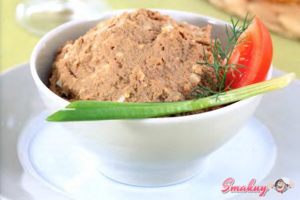 Гехакте лебер (паштет из куриной печени)