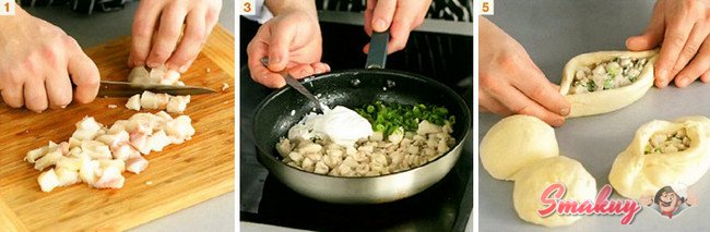 Расстегаи с сомовьим плесом