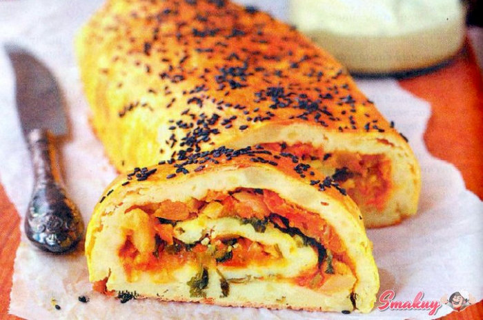 Картофельный рулет