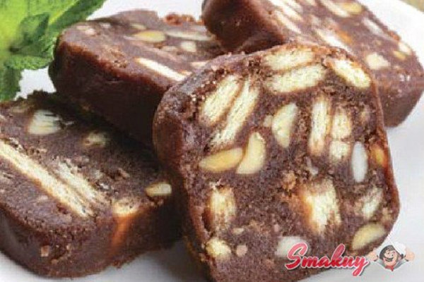 Шоколадная колбаска