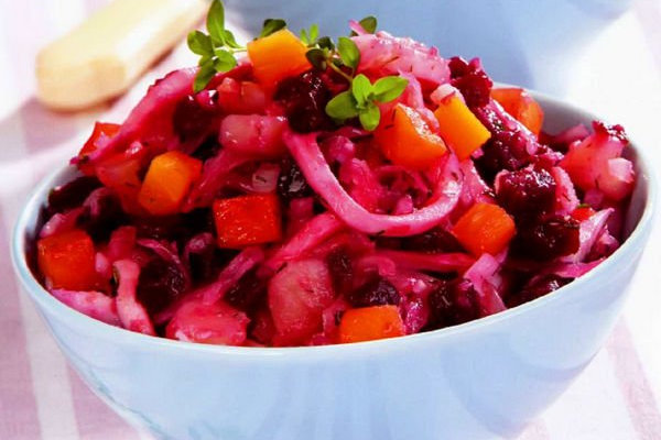 Винегрет с кальмарами