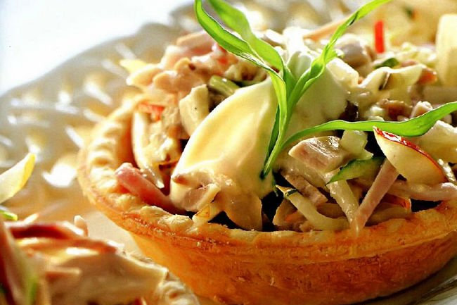 Мясной салат-ассорти