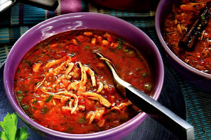 Суп из цыпленка с кускусом