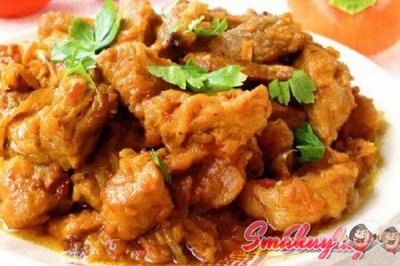 Поджарка из свинины с овощами