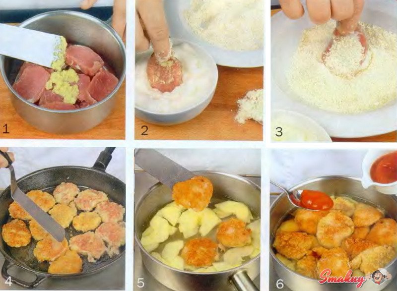 Кисло-сладкий мясной деликатес