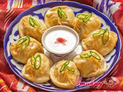Манты с говядиной